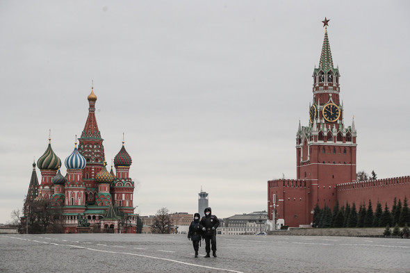 Как выглядит Москва после введения полной самоизоляции. Фоторепортаж