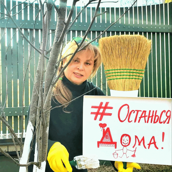 Памфилова с метлой и ДомоБабушкинская. Как россиян просят сидеть дома