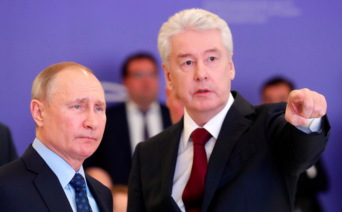 Собянин доложил Путину об идентификации 95% приехавших из стран с вирусом