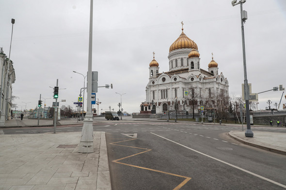 Как выглядит Москва после введения полной самоизоляции. Фоторепортаж