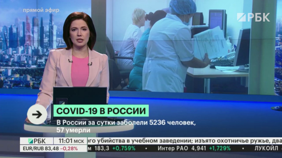 В России за сутки выявили 5236 новых случаев заражения коронавирусом