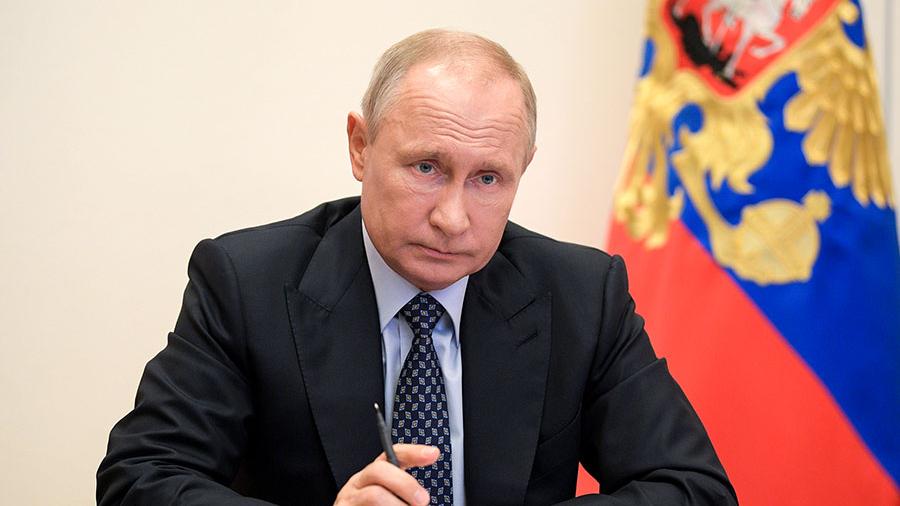 Путин начал совещание по реализации принятых мер для борьбы с COVID-19. Трансляция