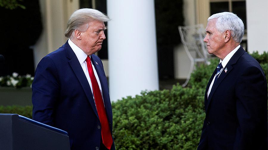 Белый дом отверг возможность заражения Трампа и Пенса COVID-19