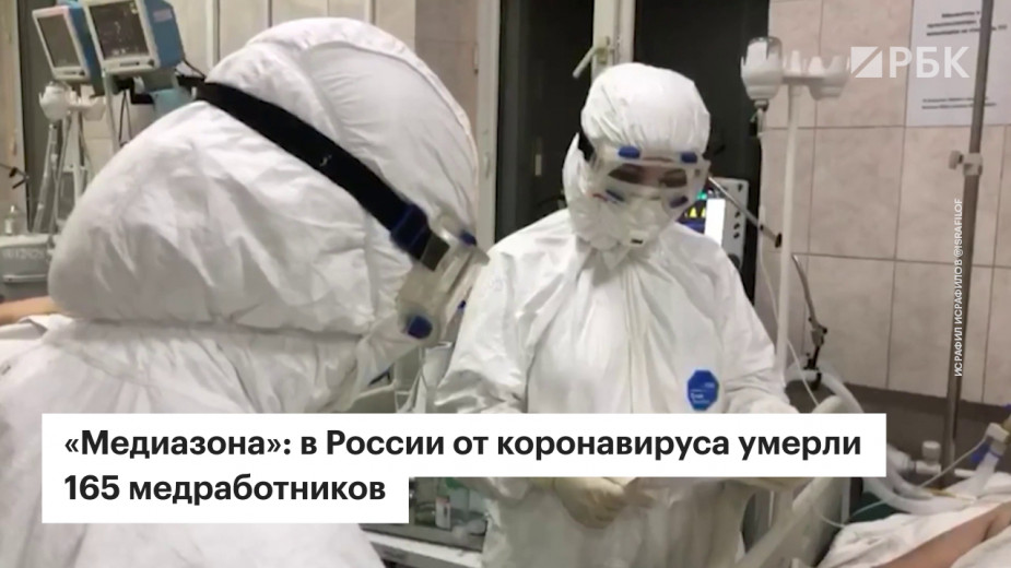 СМИ назвали число умерших в России от коронавируса медиков