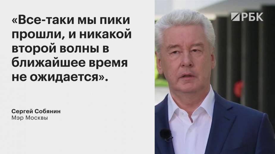 Собянин предупредил об оставшейся угрозе коронавируса
