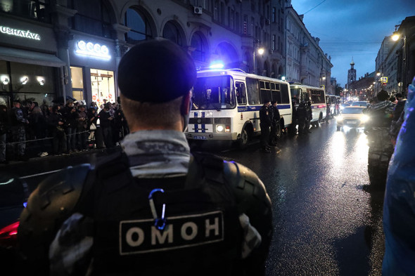 Задержания на акции против поправок в Конституцию. Фоторепортаж