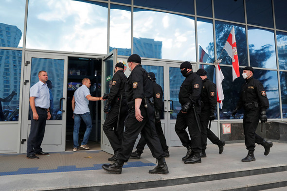Как прошел митинг у минского телецентра. Фоторепортаж