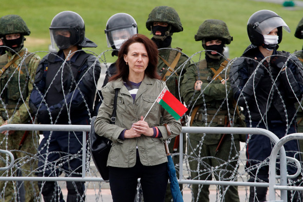 Многотысячный марш протеста в Минске. Фоторепортаж