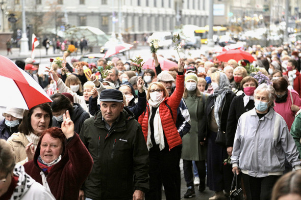 Как прошел митинг пенсионеров в Минске. Фоторепортаж