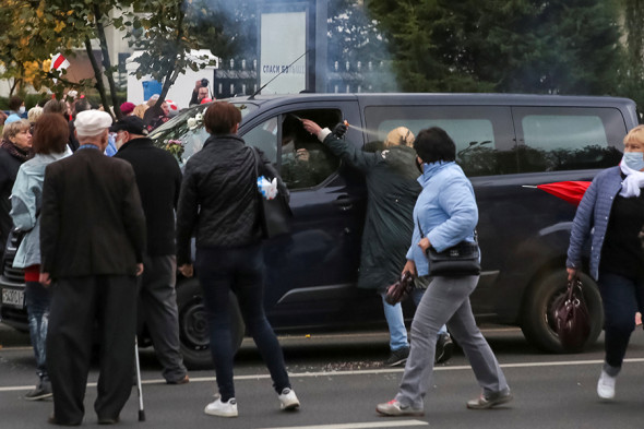Как прошел митинг пенсионеров в Минске. Фоторепортаж