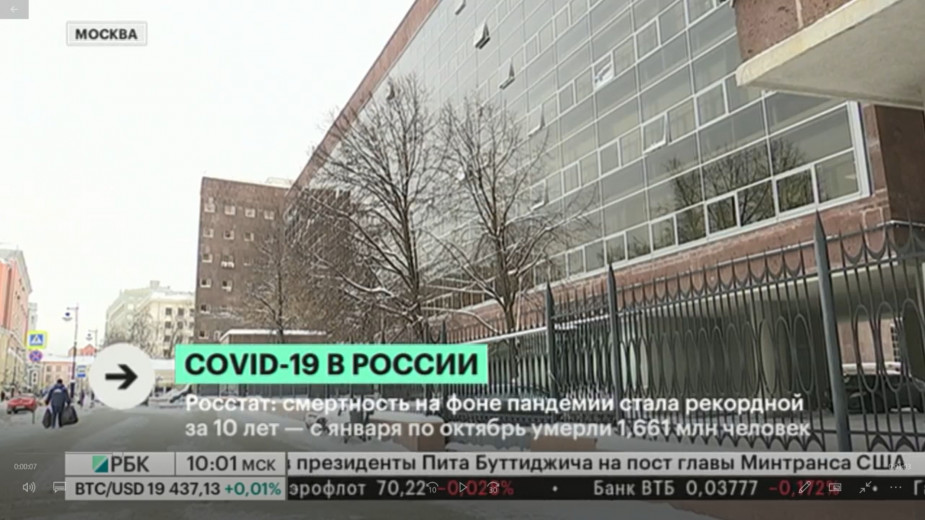 В России за сутки умерли 596 человек с COVID-19