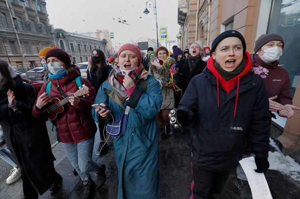 Акции на 8 Марта в разных странах. Фоторепортаж