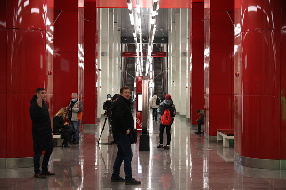 Как выглядят две новые станции московского метро. Фоторепортаж