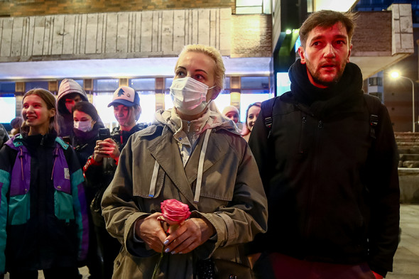 Акция в поддержку Навального в Москве. Фоторепортаж
