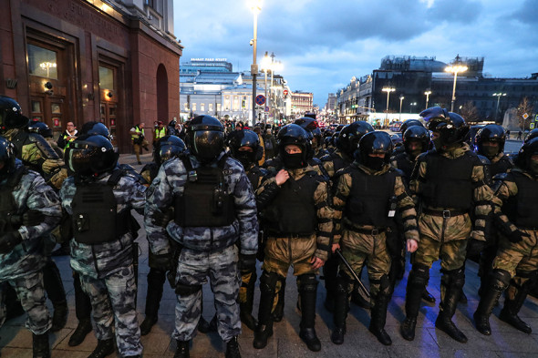 Акция в поддержку Навального в Москве. Фоторепортаж