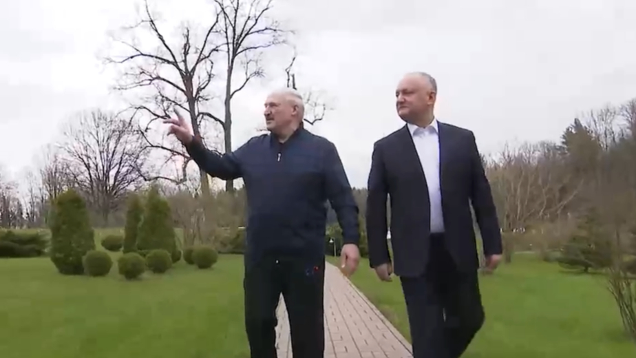 Лукашенко показал Додону свой «любимый дворец». Видео