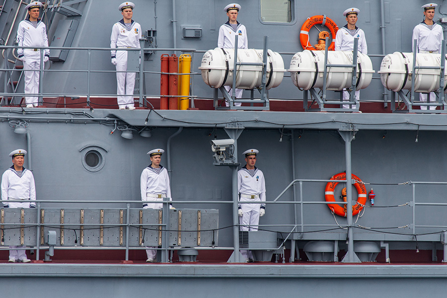 Как в России отпраздновали День ВМФ. Фоторепортаж