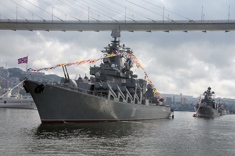 Как в России отпраздновали День ВМФ. Фоторепортаж
