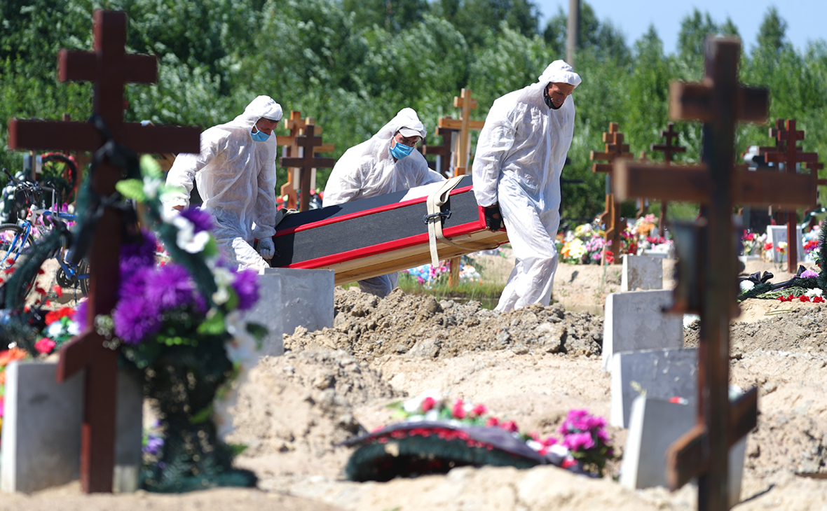 В России четвертый день подряд зафиксировали рекорд смертности от COVID