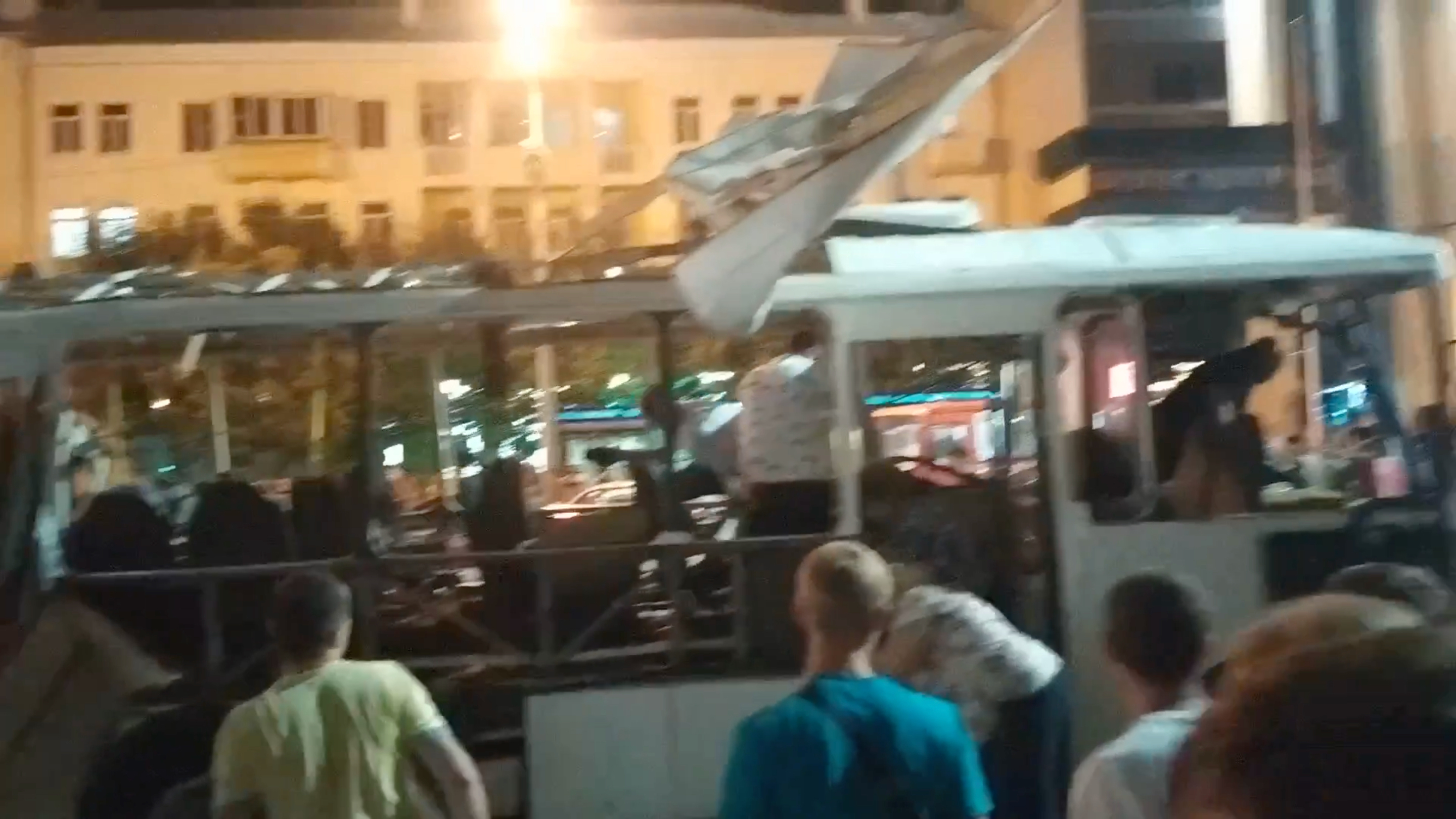 В Воронеже 12 человек пострадали при взрыве в автобусе