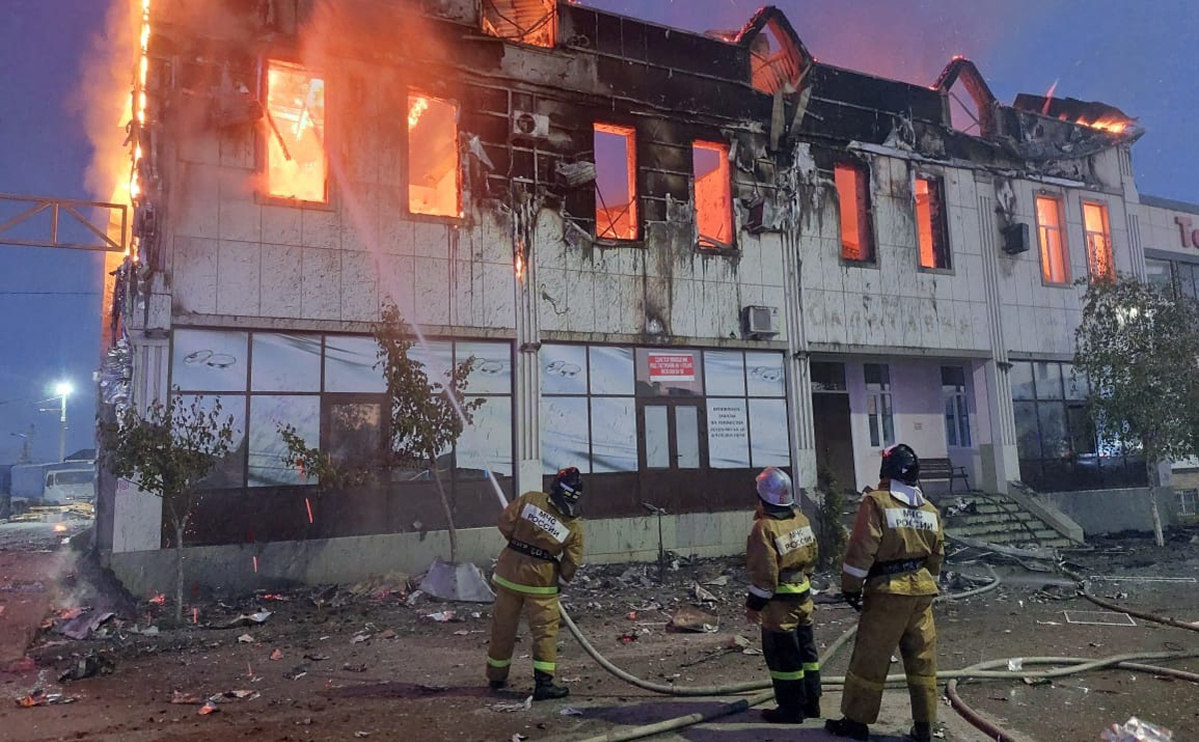 Один из пострадавших при пожаре в отеле Дагестана получил ожоги 100% тела