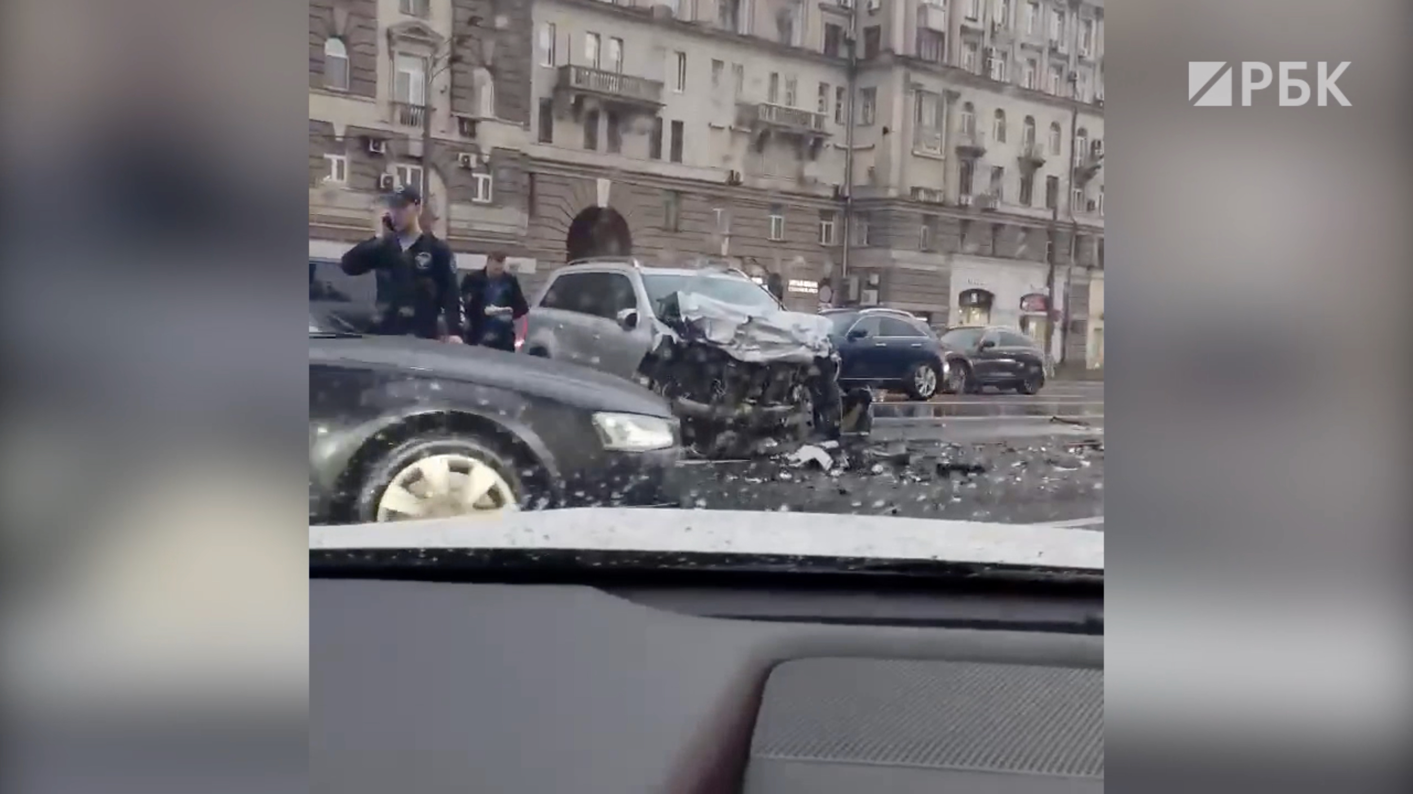 Число погибших в аварии на Кутузовском проспекте в Москве выросло до двух