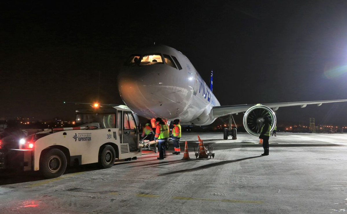 Самолет МС-21-300 впервые сел в гражданском аэропорту