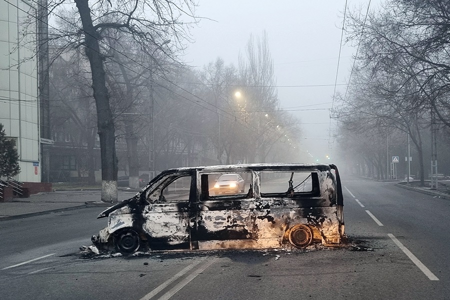 Пятый день протестов в Казахстане. Фоторепортаж