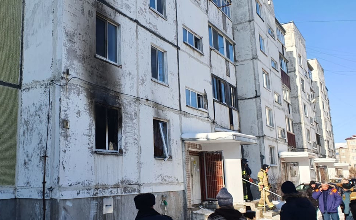 В Южно-Сахалинске погиб человек при взрыве газа в жилом доме