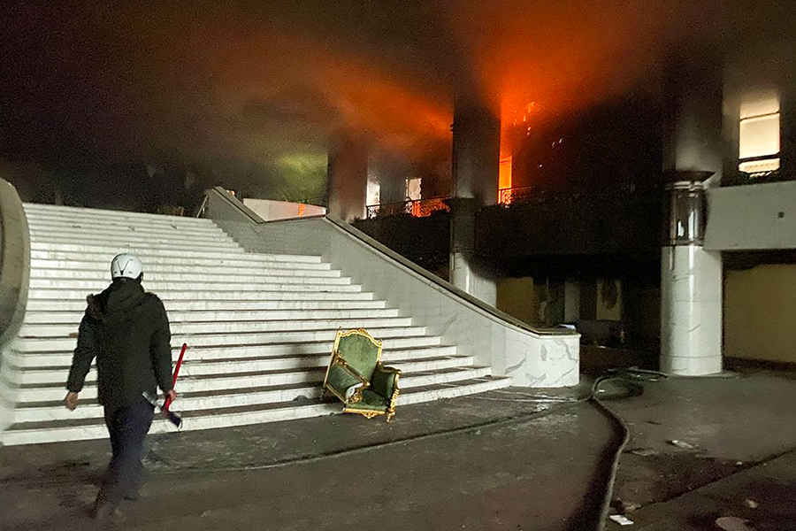 Пятый день протестов в Казахстане. Фоторепортаж