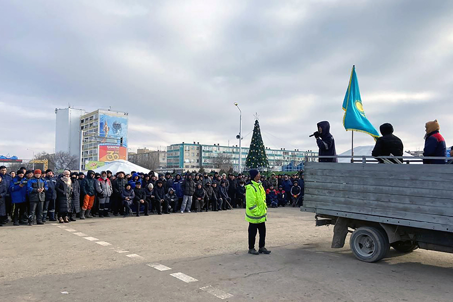 Пятый день протестов в Казахстане. Фоторепортаж