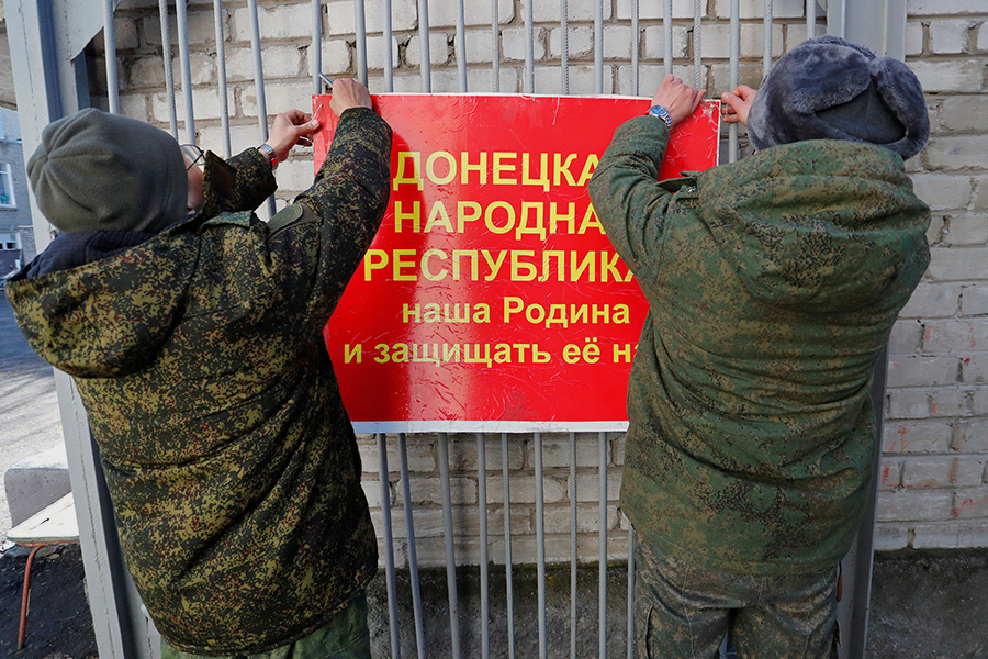 Мобилизация в ДНР и ЛНР и эвакуация в Россию. Фотогалерея