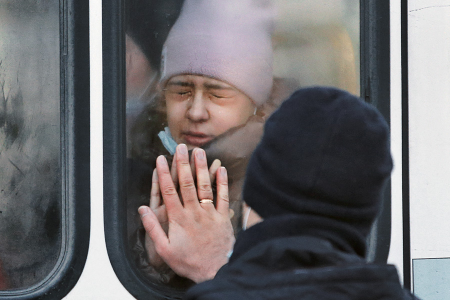 Мобилизация в ДНР и ЛНР и эвакуация в Россию. Фотогалерея
