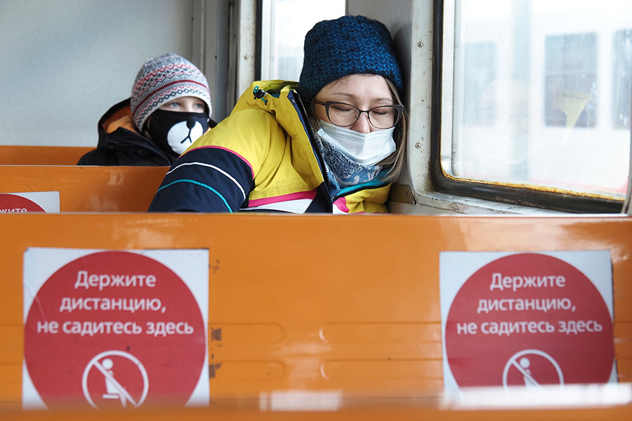  Масочный режим в Москве&nbsp;&mdash; как это было. Фотогалерея 