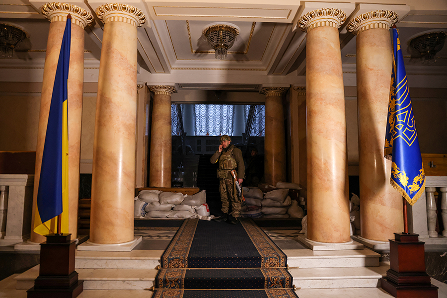 Как живет Киев во время военной операции. Фотогалерея