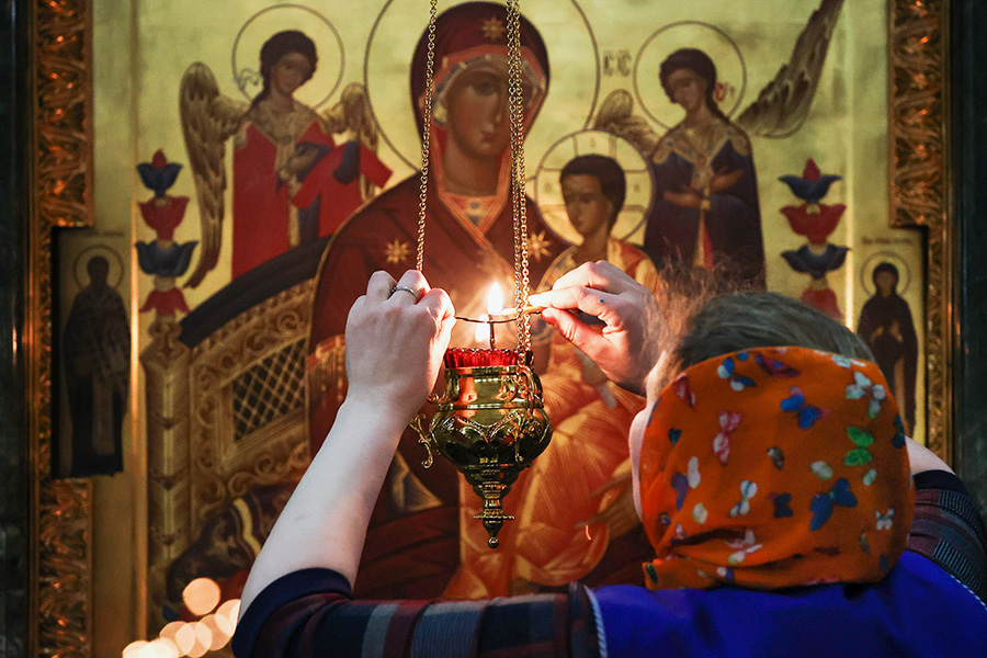 Как встретили Пасху в России