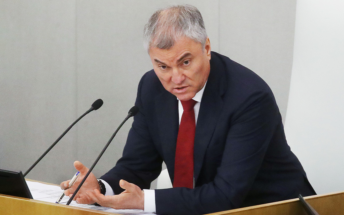 Володин выступил за конфискацию активов бизнеса из недружественных стран
