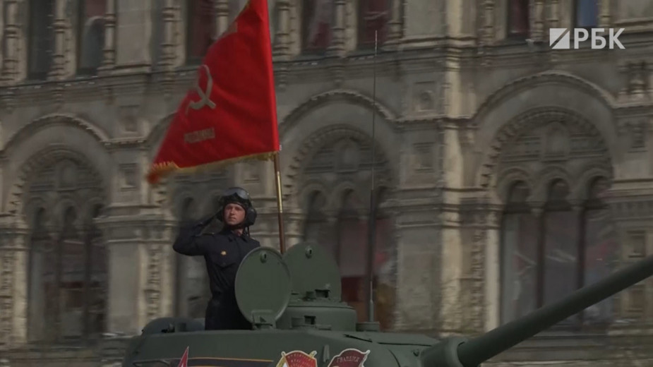  В Москве прошла репетиция парада Победы с участниками операции на Украине 