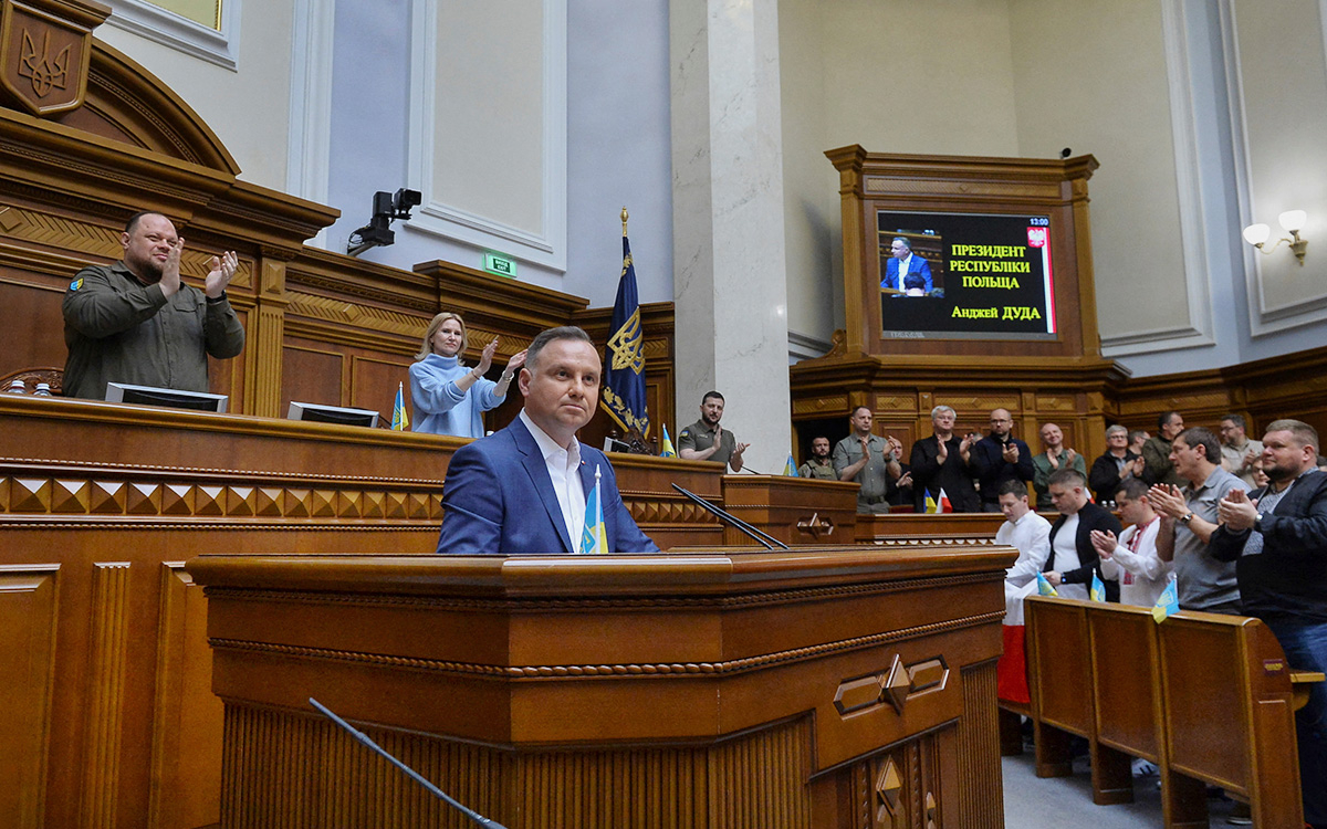 Президент Польши пообещал «не успокоиться», пока Украина не войдет в ЕС