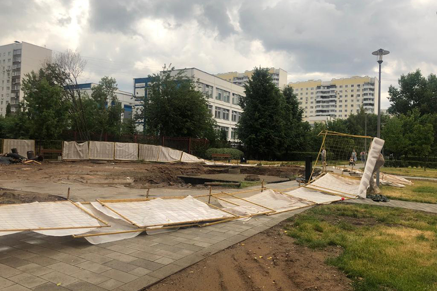 Последствия сильного ливня в Москве. Фоторепортаж