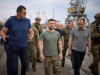 Зеленский приехал в порт Черноморск перед возобновлением экспорта зерна
