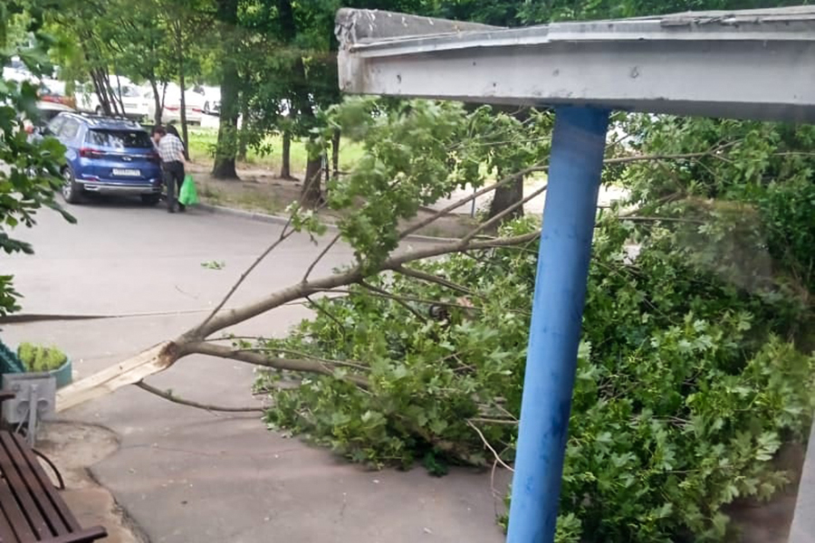 Последствия сильного ливня в Москве. Фоторепортаж