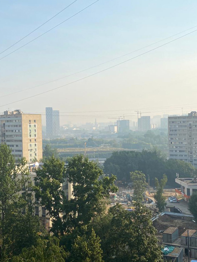 Пожары в Рязанской области и смог в Москве. Фоторепортаж