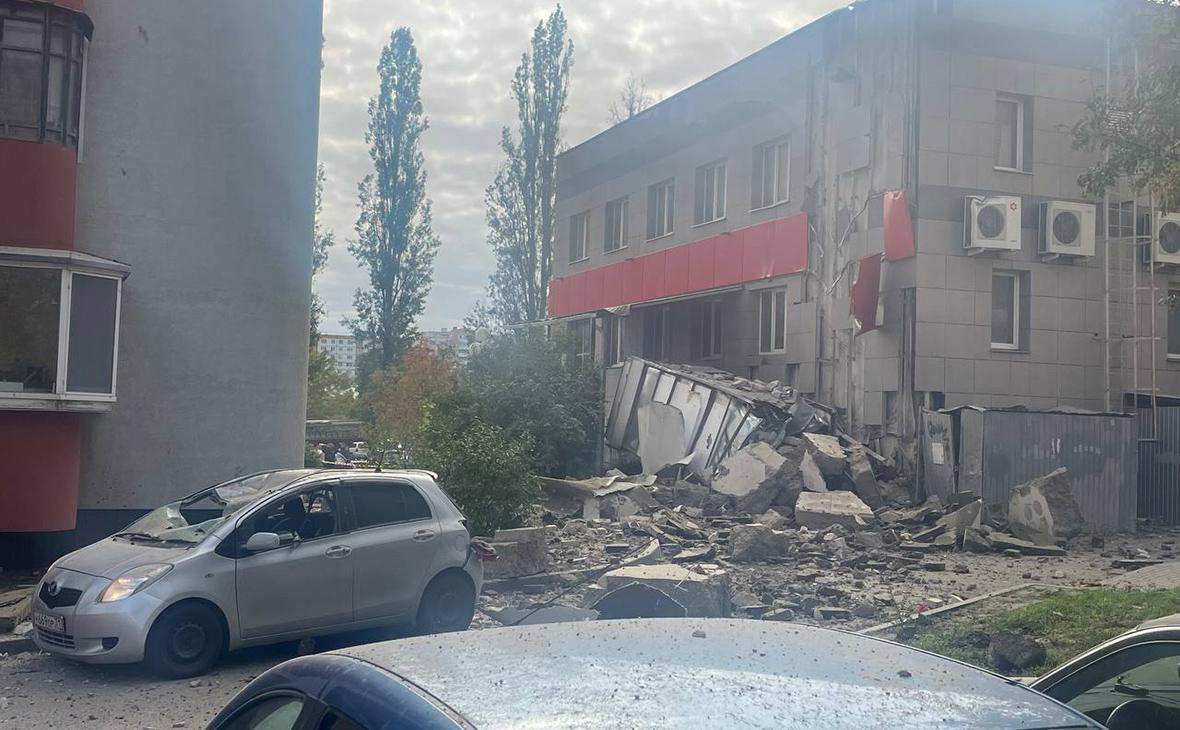В Белгороде повредили многоэтажку из-за обстрела