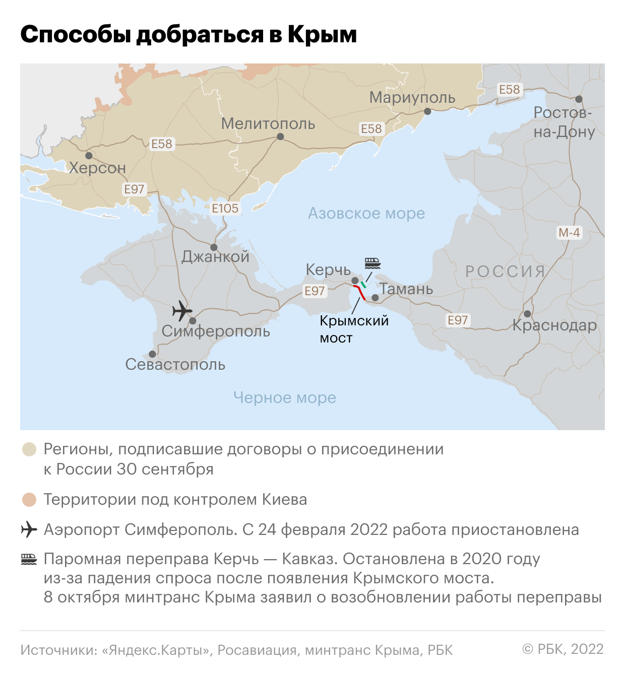  Пригородное сообщение поездов по Крымскому мосту восстановят 9 октября 