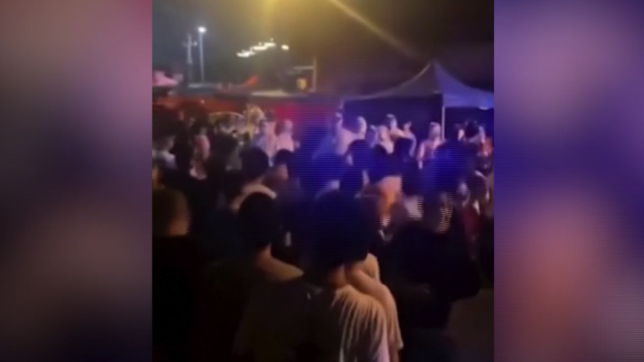 Коронавирусный бунт в Китае. Видео