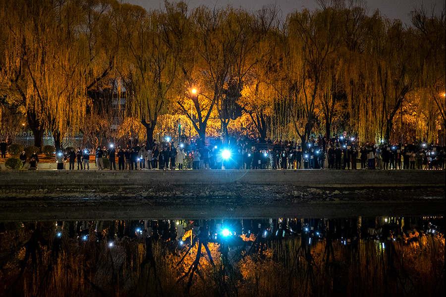 Массовые протесты против ковидных мер в Китае. Фоторепортаж