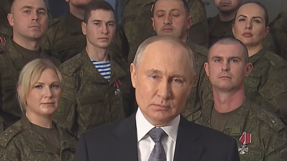 Новогоднее обращение Владимира Путина. Видео