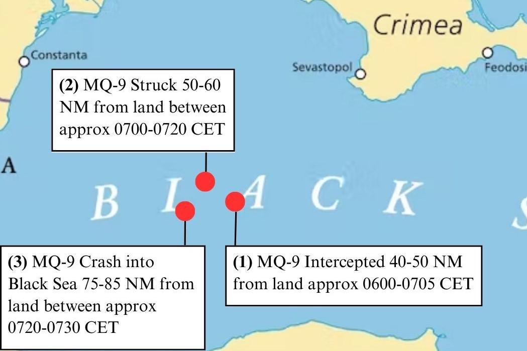  CNN сообщил об обнаружении Россией обломков дрона MQ-9 
