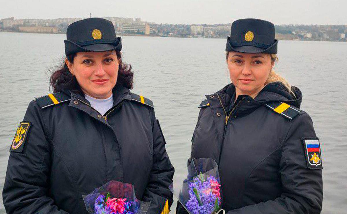 Женщины-военнослужащие рассказали об уничтожении дронов ВСУ в Севастополе